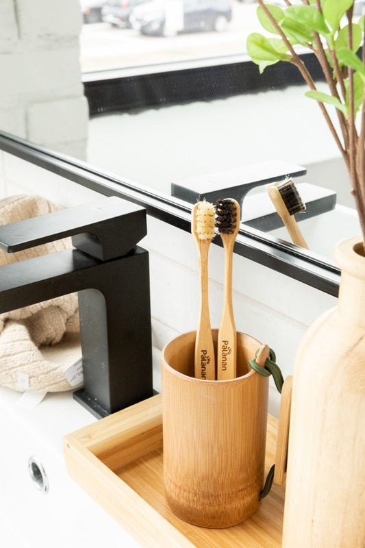 Bamboo Toothbrush - White