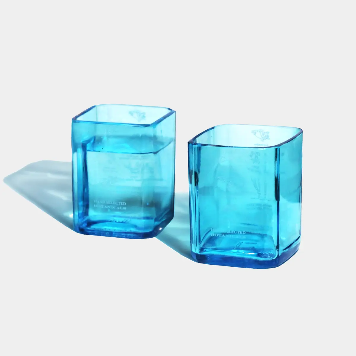 Bombay Sapphire Gin Drinking Glasses