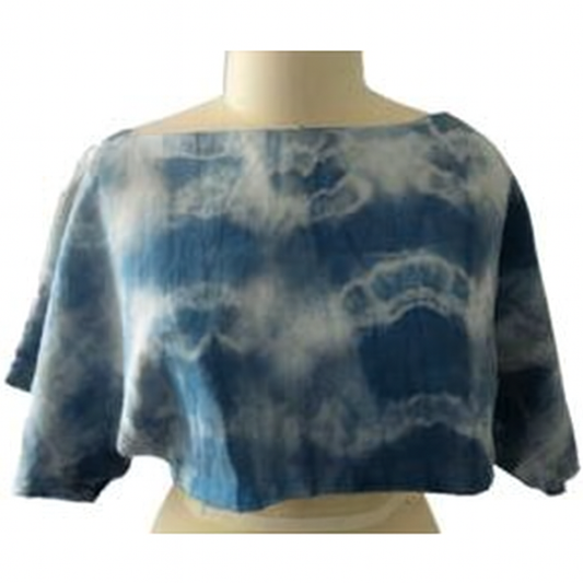 Relax the Back — Hand-Dyed Organic Cotton Top