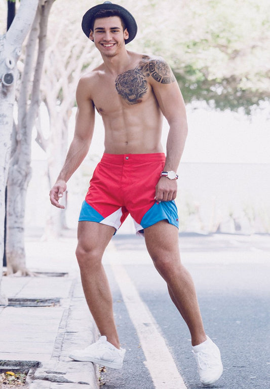 BWET “Butterfly” Sustainable Beach Shorts  Eco-Performance Swimwear for Bold Summer Style