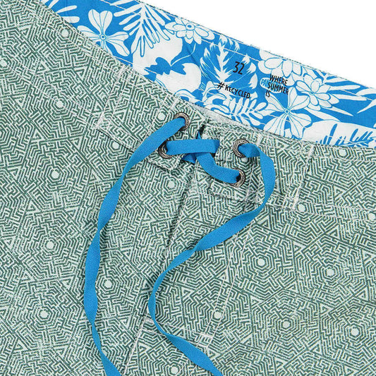 SAIREE Beach Shorts | Green