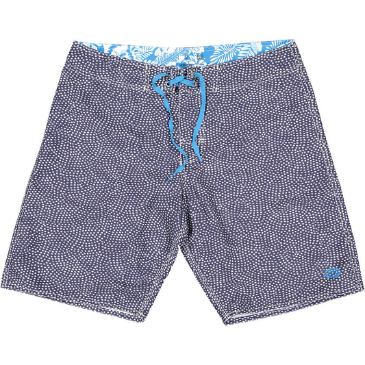 TROPEA Boardshorts – Navy & White | REPREVE® Recycled Polyester | Premium Eco Surf Shorts