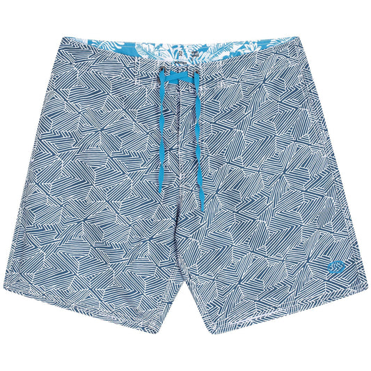 PLAKA Beach Shorts | Blue – Eco-Performance Swim Shorts Made from Recycled Ocean Plastic