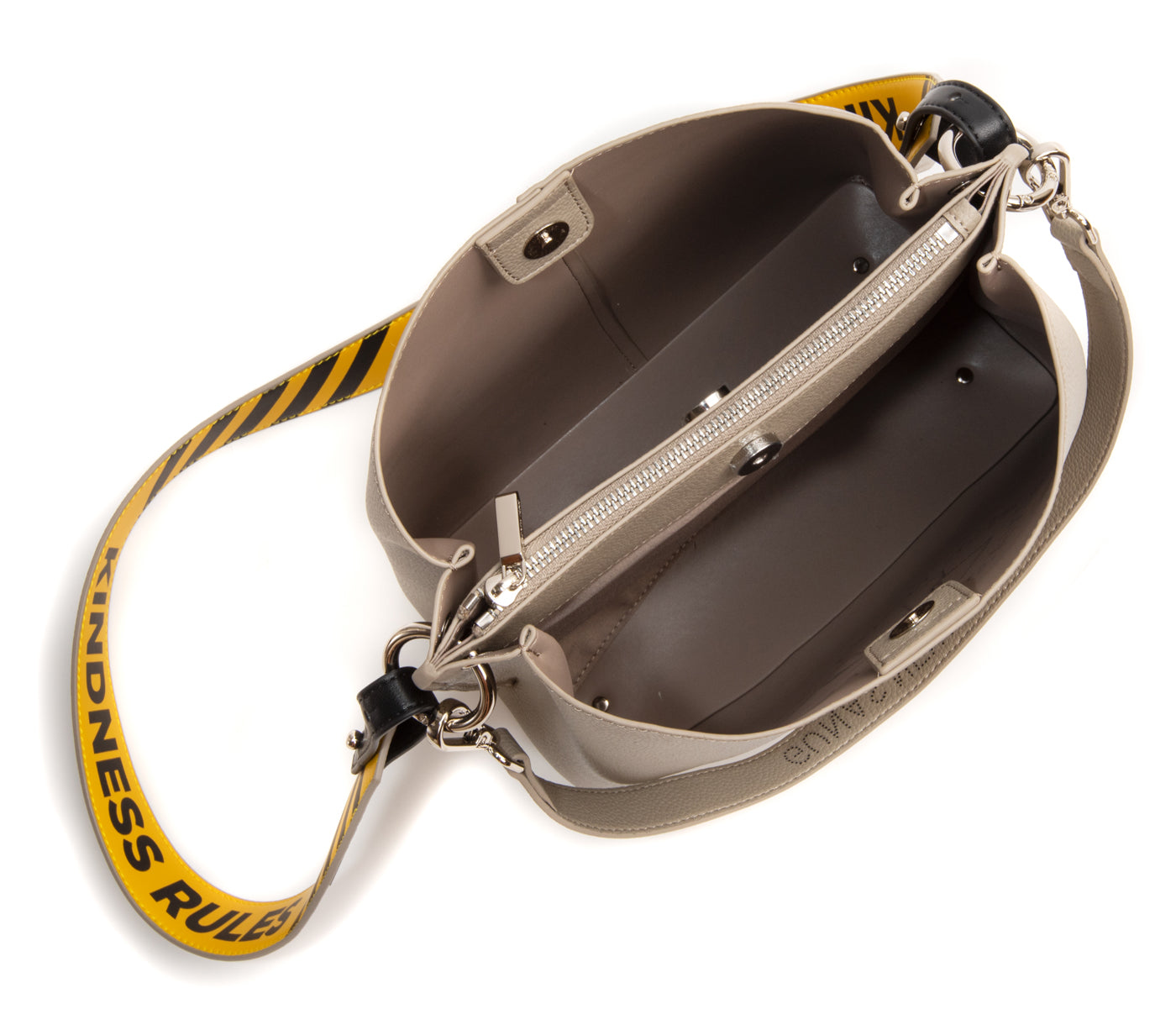 Tabitha - Grey Bucket Bag