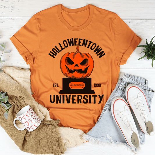 Halloween University T-Shirt – Spooky Style, Sustainable Spirit