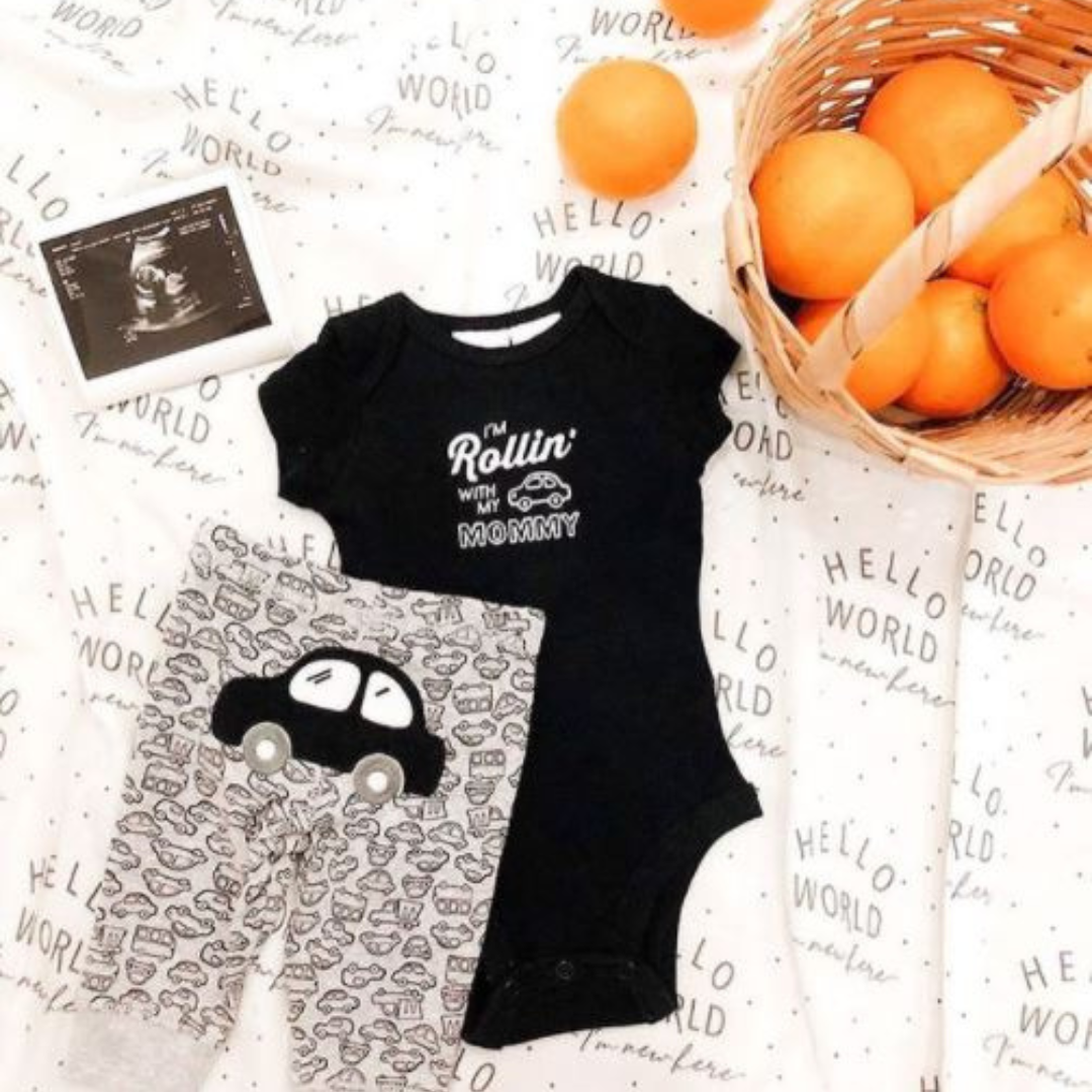 Hello World Muslin Swaddle – Signature Organic Baby Blanket | Softness Begins Here