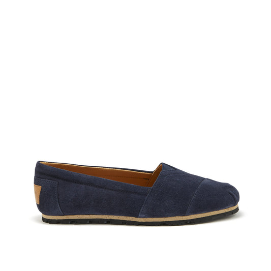 Women's Chukka Espadrilles, Navy Blue Suede – Hugs & Co. | Sustainable Luxury