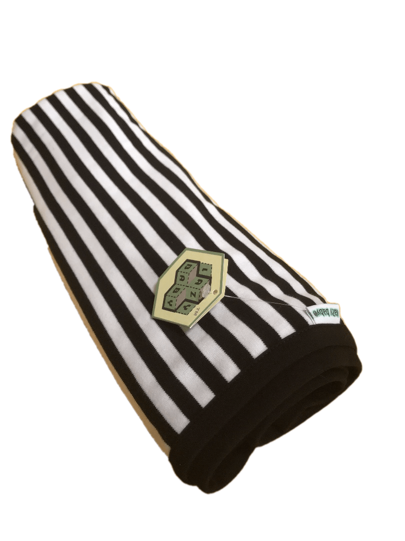 Lazy Baby Organic Cotton Black and White Blanket