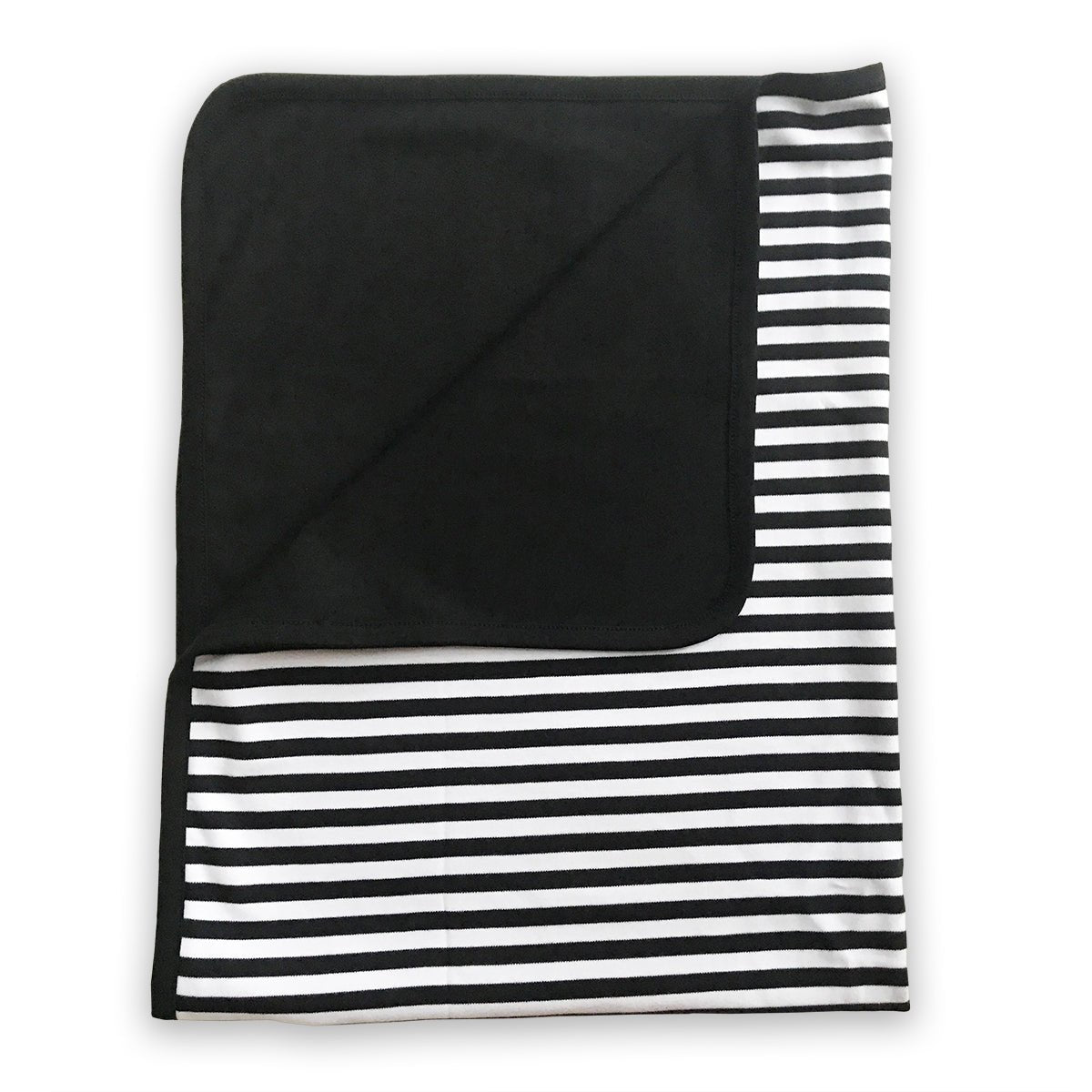 Lazy Baby Organic Cotton Black and White Blanket