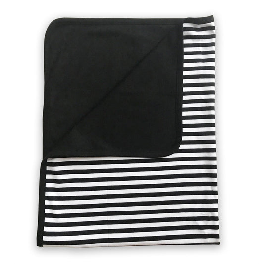 Lazy Baby Organic Cotton Black and White Blanket