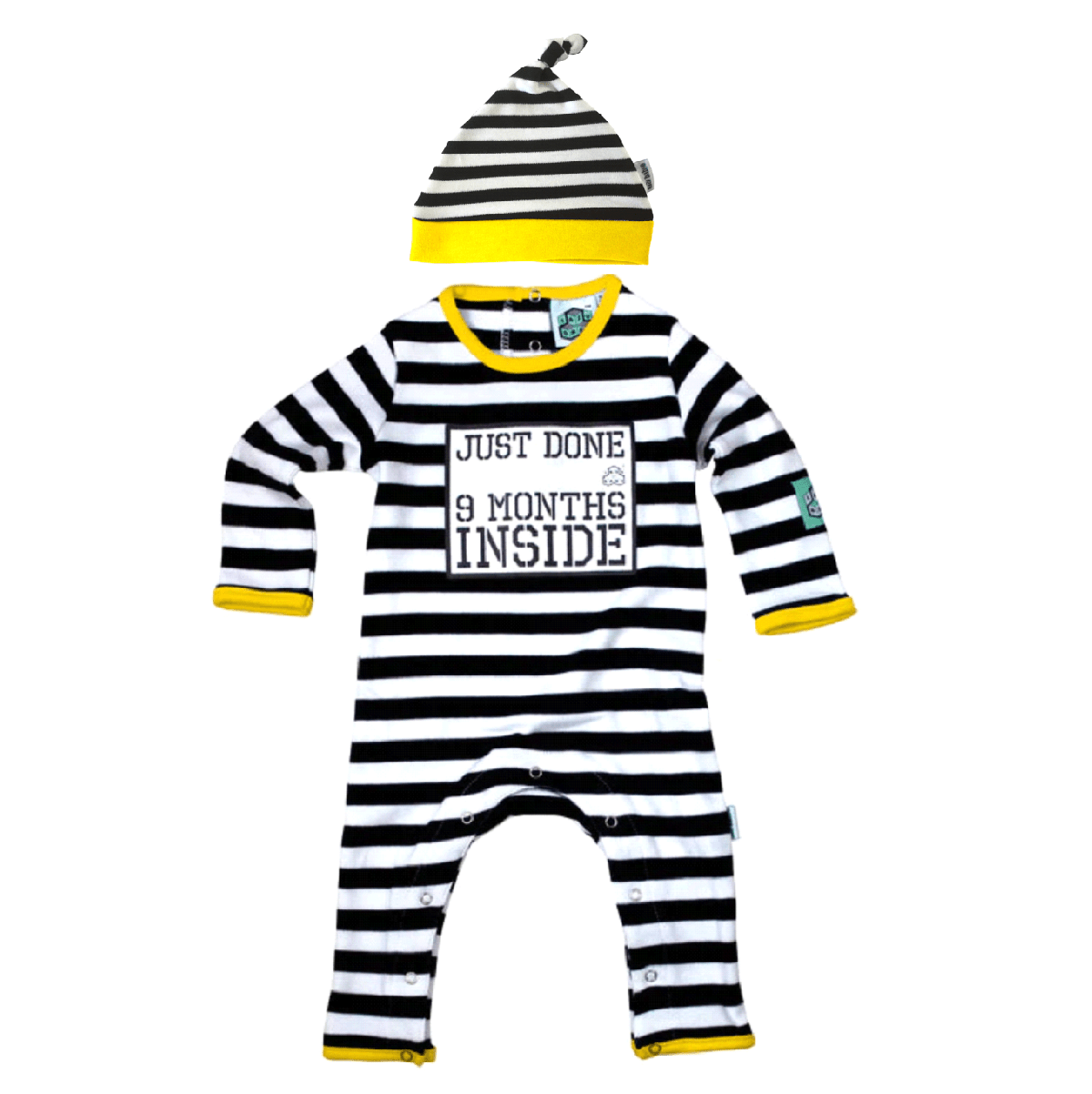 Funny Baby Shower Gift – Just Done 9 Months Inside® Baby Outfit Set