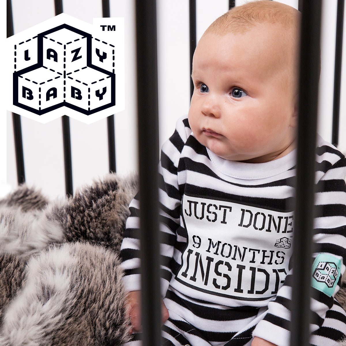 Funny Baby Shower Gift – Just Done 9 Months Inside® Baby Outfit Set