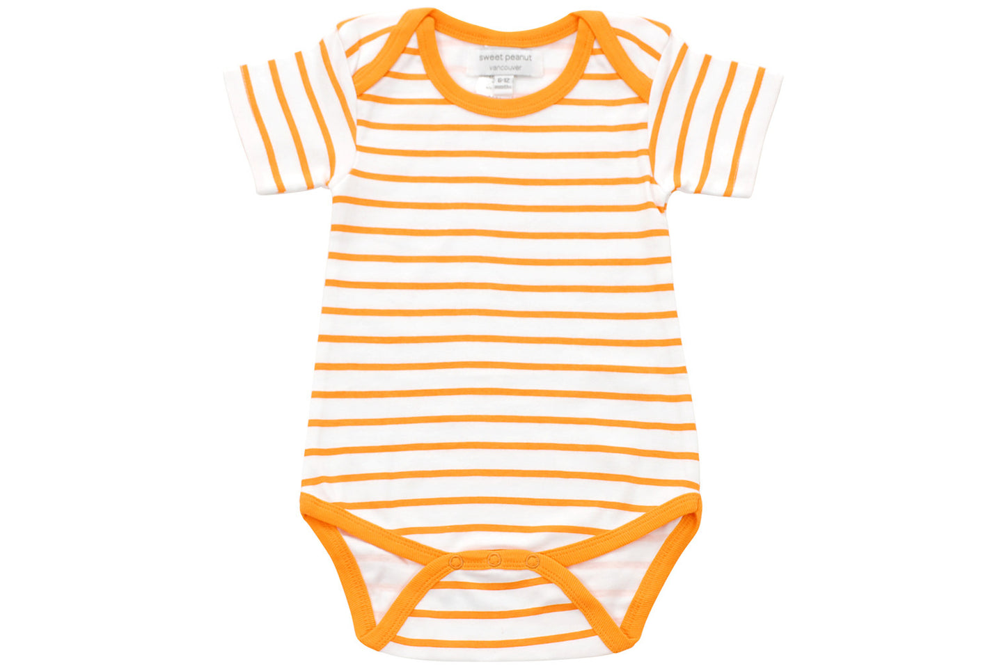 Onesie in Orange Marseille Stripe
