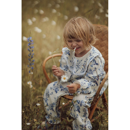 Organic Bloom Shirt – Soft Muslin Cotton Blouse for Kids