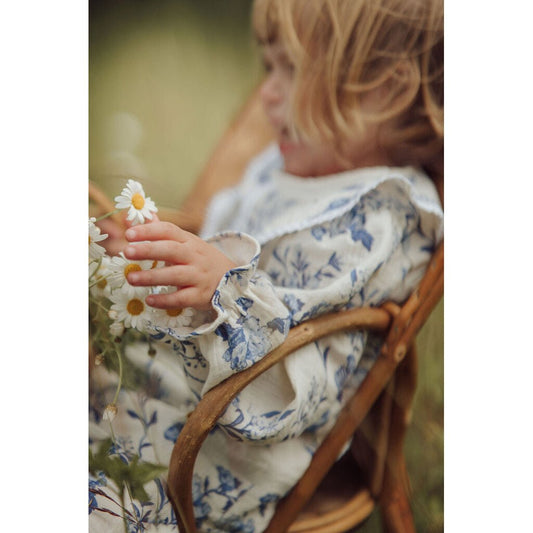 Organic Bloom Shirt – Soft Muslin Cotton Blouse for Kids