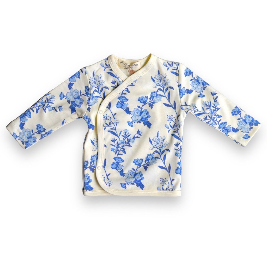 Organic Bloom Wrap Blouse | Gentle Style, Natural Comfort