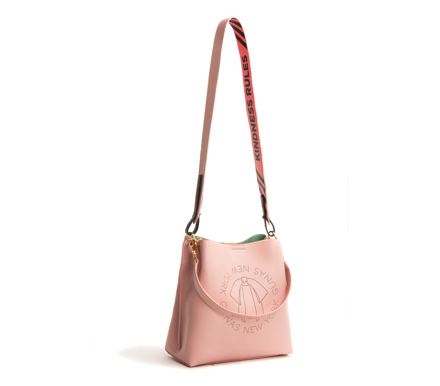 Tabitha - Pink Bucket Bag