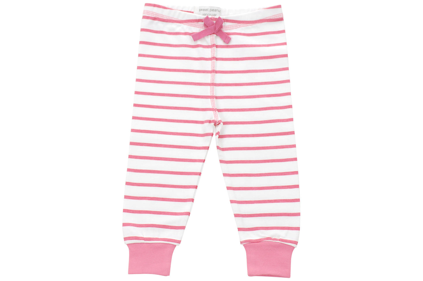 Pink Marseille Stripe Cozy Pants | Soft Comfort with a Playful Twist