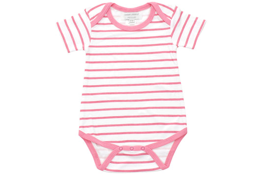 Onesie in Pink Marseille Stripe