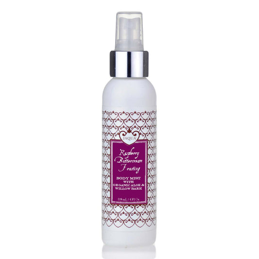 Raspberry Buttercream Frosting Hydrating Body Mist With Organic Aloe & Willow Bark