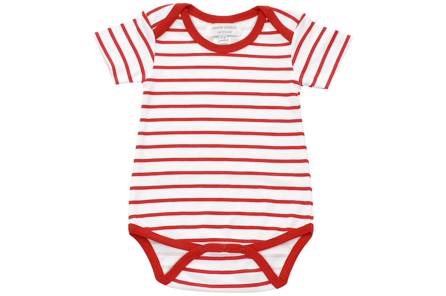 Onesie in Red Marseille Stripe
