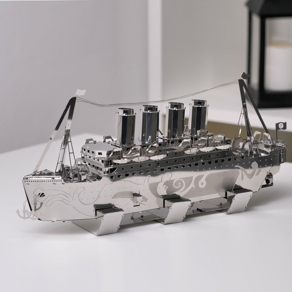 Lost at Sea – Titanic Metal Model Kit | Premium Recycled Steel Construction