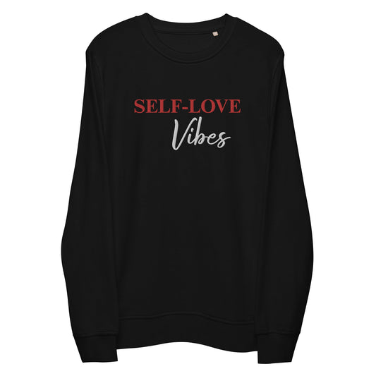 Organic Cotton Self Love Sweatshirt – Embroidered & Sustainably Made