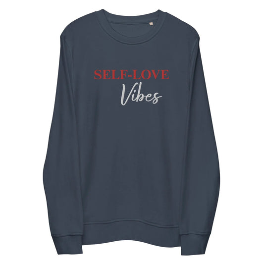 Organic Cotton Self Love Sweatshirt – Embroidered & Sustainably Made