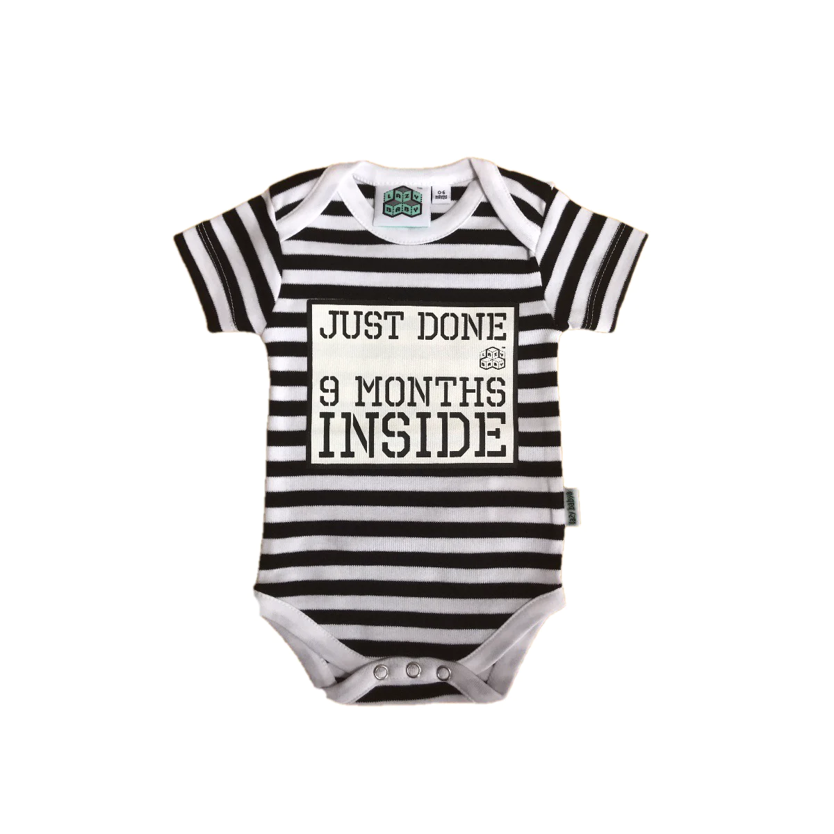 New Born Gift - Just Done 9 Months Inside® Vest | Funny Baby Bodysuit - Coming Home Outfit - Baby Announcement