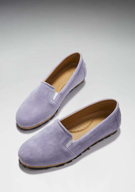 Women's Continental Espadrilles, Lilac Suede – Hugs & Co. | Sustainable Luxury