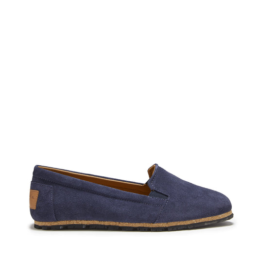 Women's Continental Espadrilles, Navy Blue Suede – Hugs & Co. | Sustainable Luxury