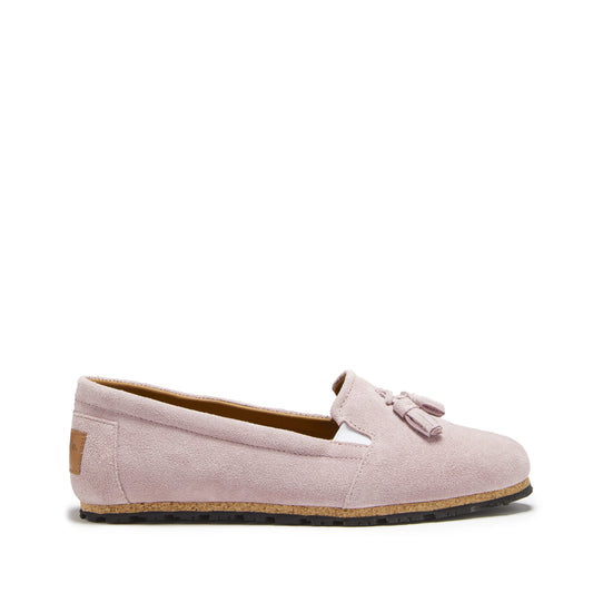 Women's Tasselled Espadrilles, Powder Pink Suede – Hugs & Co. | Sustainable Luxury