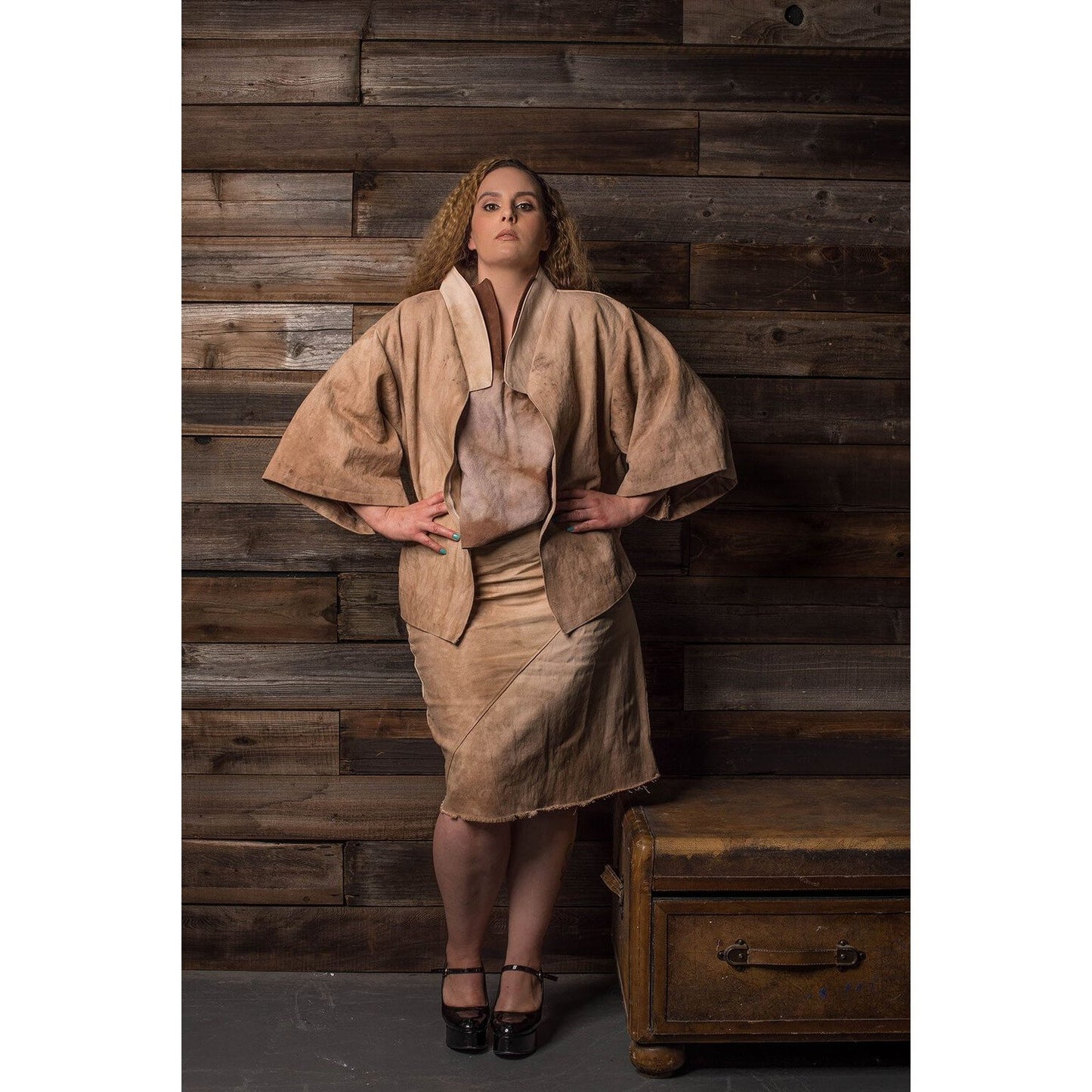 Latte Hemp Jacket – Naturally Dyed, Ethically Crafted, Effortlessly Refined